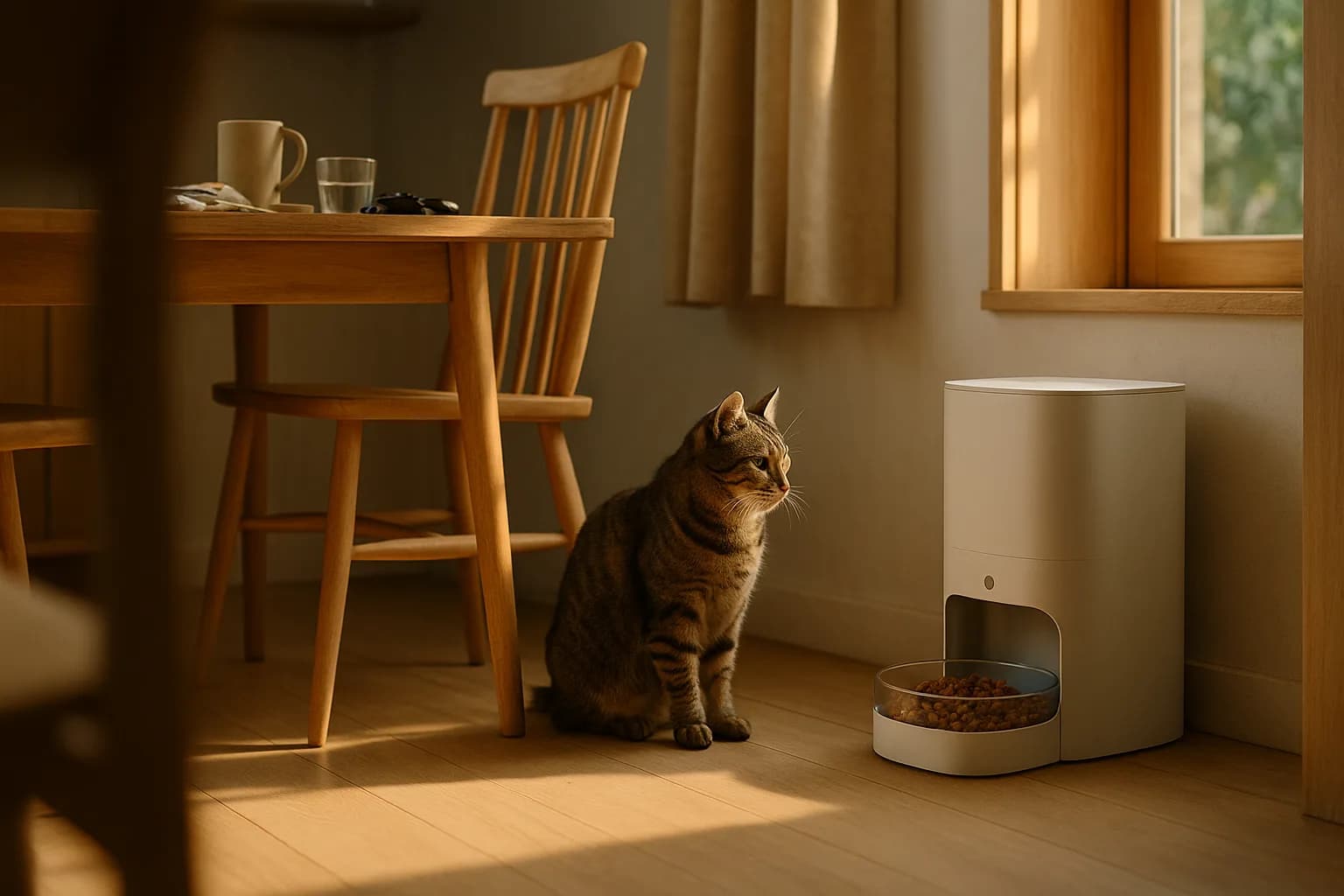 Distributeur de croquettes pour foyers avec animaux de compagnie multiples
