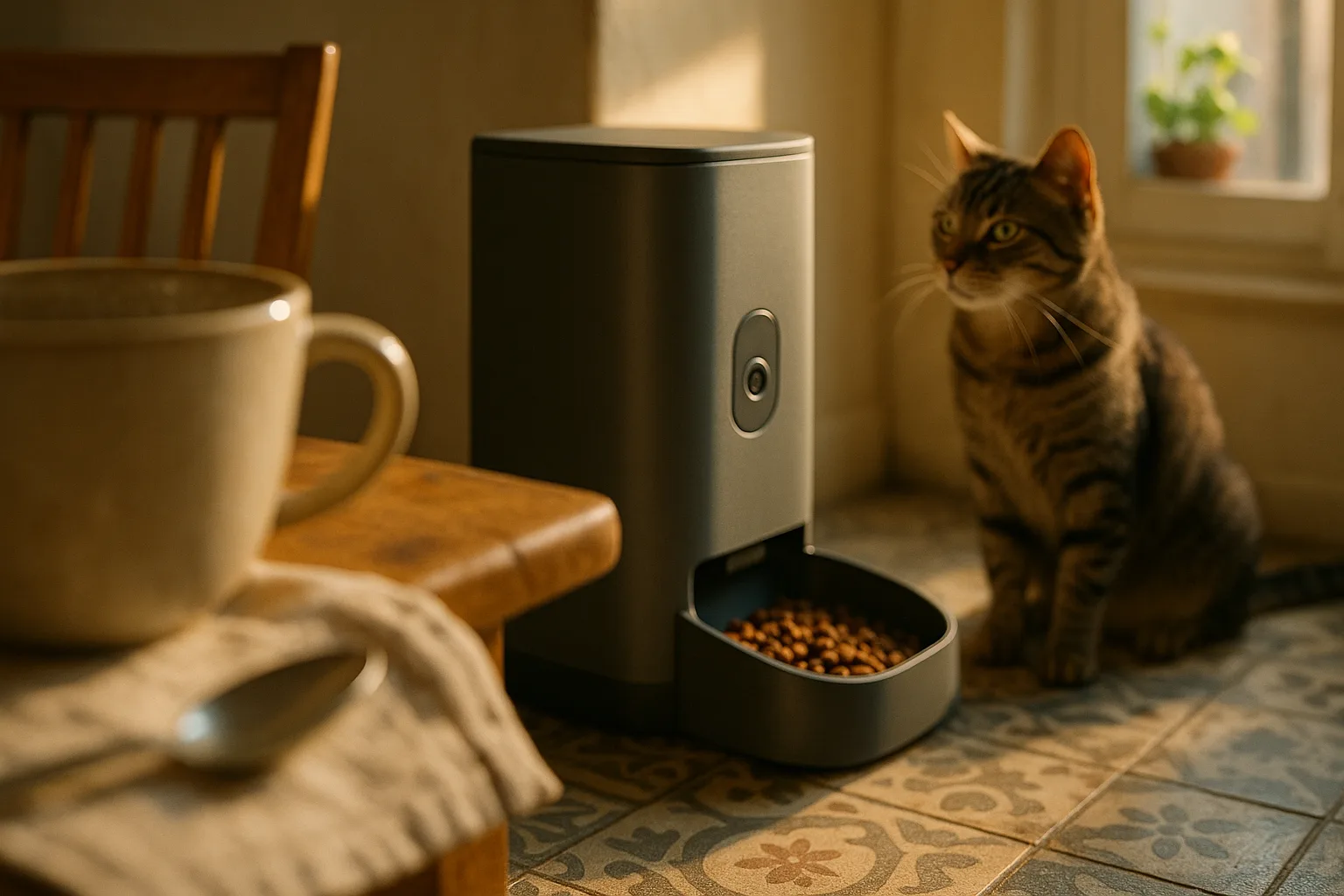 Quels sont les bénéfices des distributeurs pour les chats nocturnes ? — Maintenir une routine alimentaire équilibrée