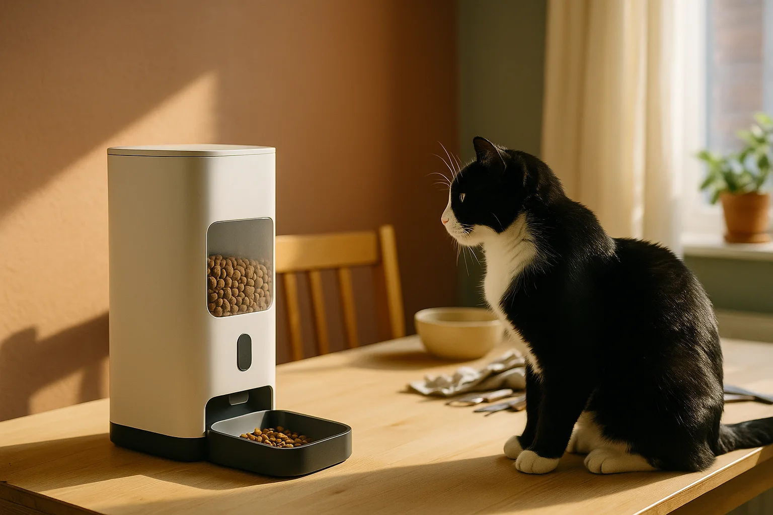 Comment choisir un distributeur de croquettes pour alimentation fractionnée ? — Choisir un distributeur adapté à plusieurs animaux