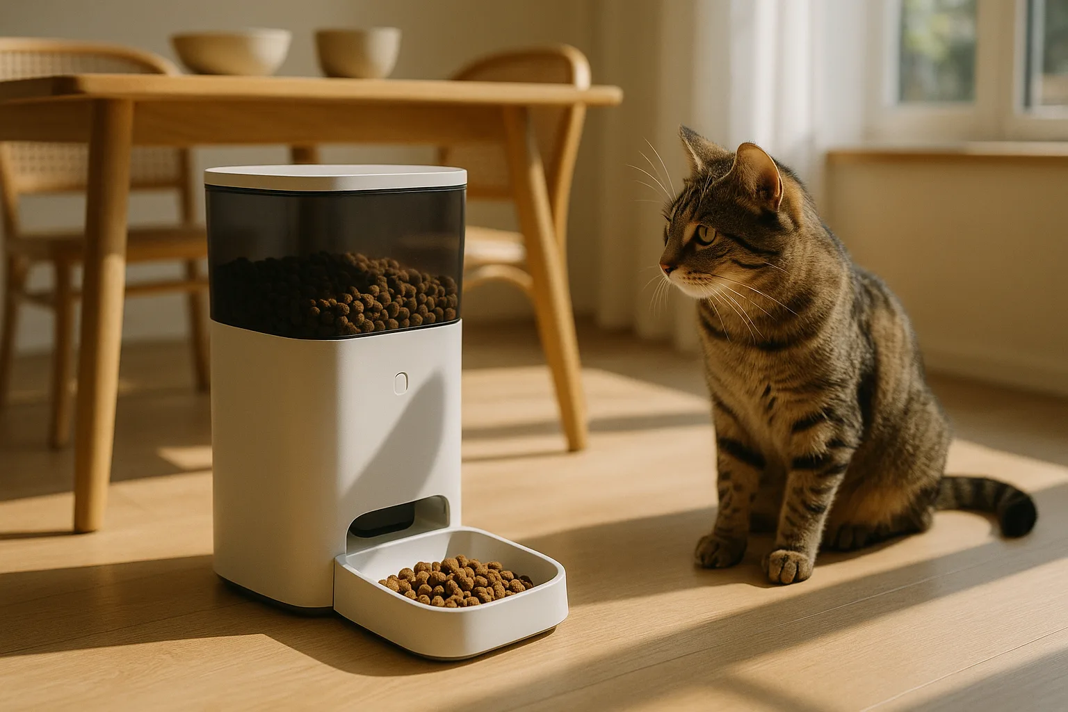 Distributeur de croquettes pour animaux actifs : quel modèle choisir ? — Compatibilité Technologique : Simplifiez la Gestion des Repas
