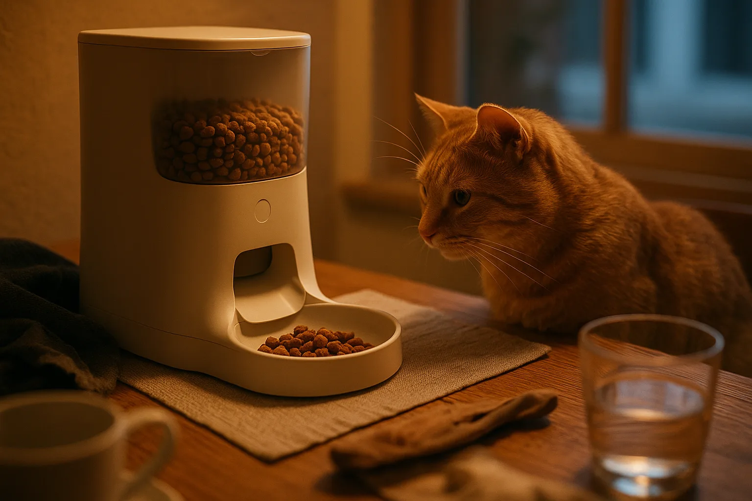 Distributeur de croquettes pour animaux ayant des besoins caloriques élevés — Technologie Connectée : Un Atout pour les Animaux Gourmands
