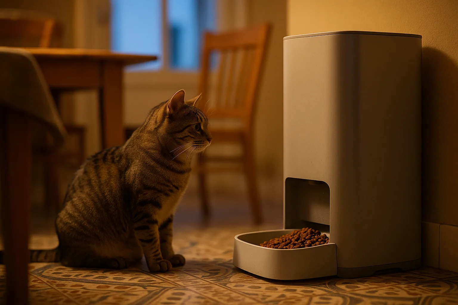 Quel distributeur de croquettes pour un chat âgé ? — Facilité d'Entretien et d'Utilisation