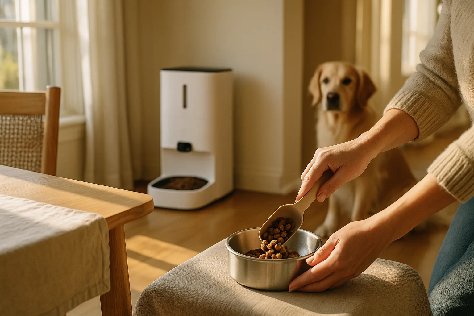 Distributeur de croquettes pour chiens de garde : lequel choisir ? — Technologie connectée : un atout pour la tranquillité d'esprit