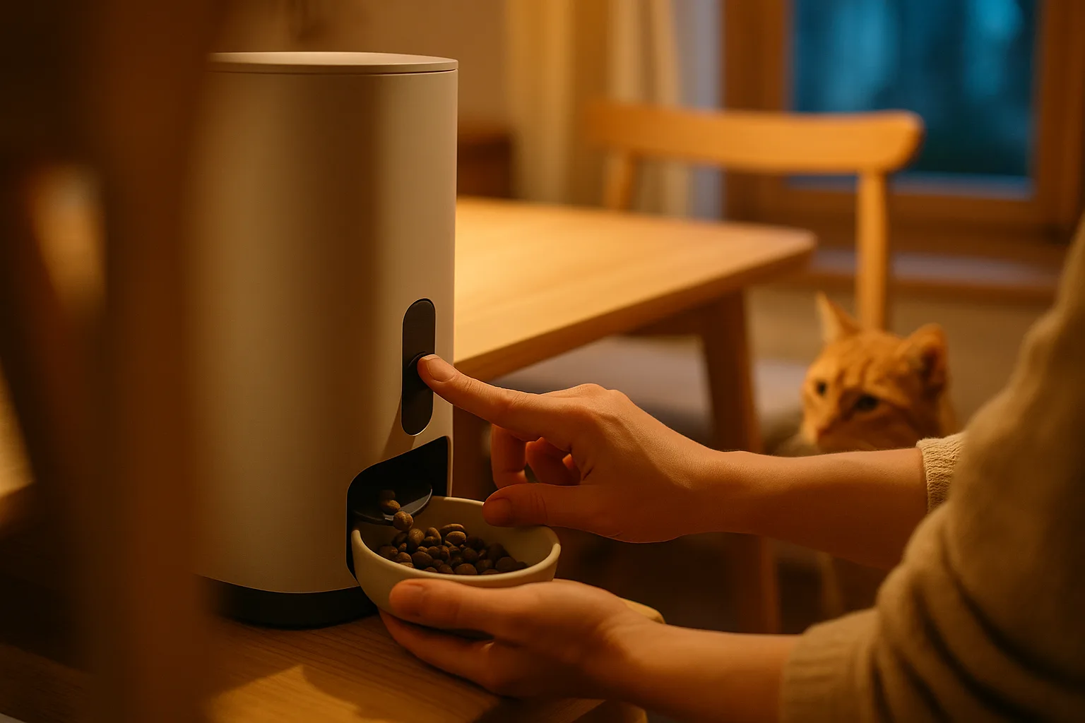 Distributeur de croquettes : modèle avec ou sans distribution par gravité ? — Distributeurs automatiques programmables : précision et contrôle