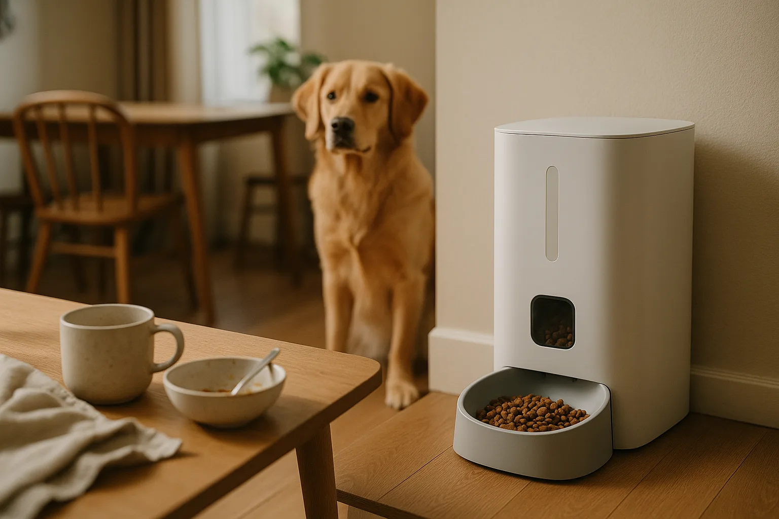 Distributeur de croquettes pour animaux de compagnie en espace restreint : lequel choisir ? — Optimiser l'Espace tout en Assurant le Confort de Votre Animal