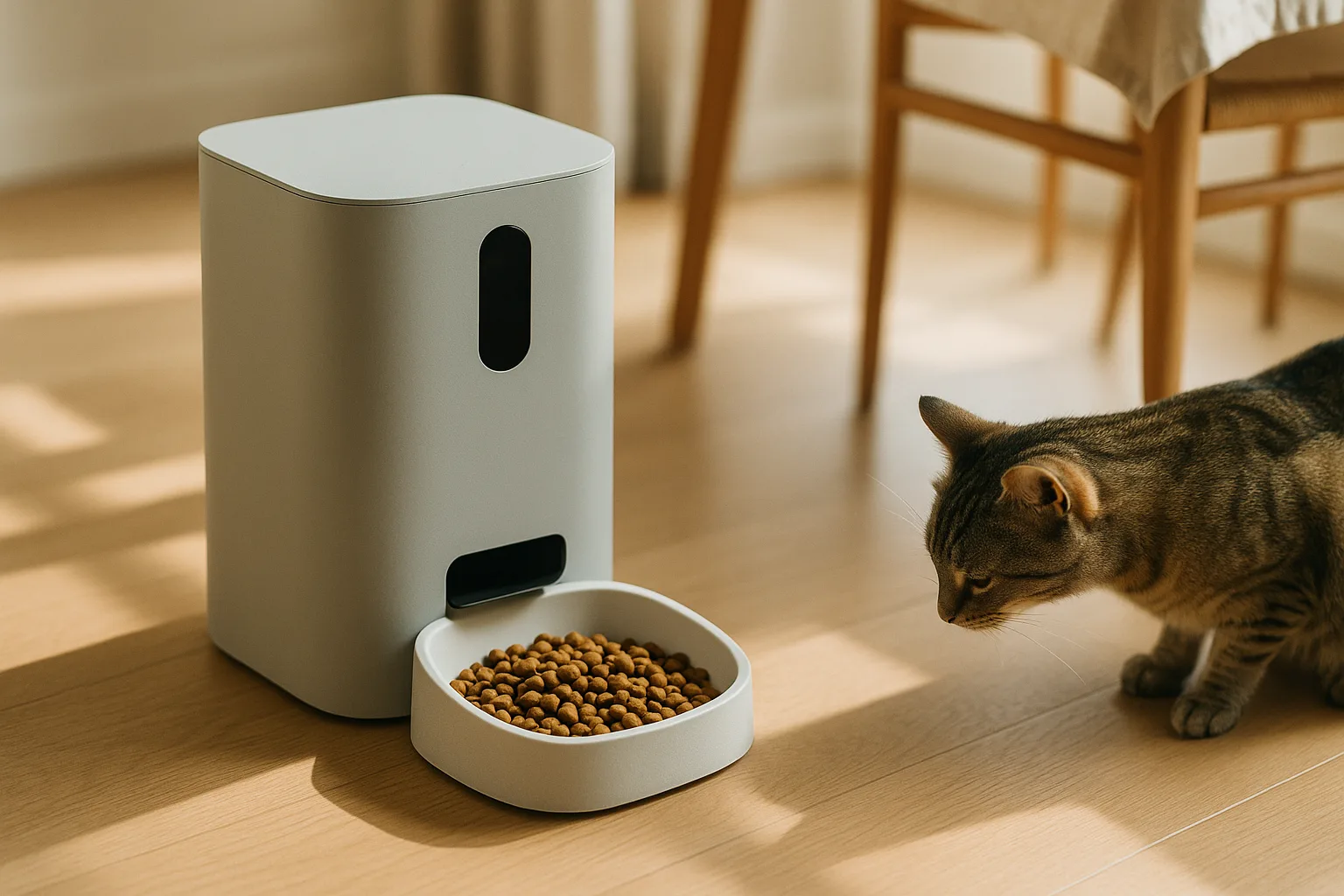 Distributeur de croquettes pour animaux à régime spécifique : nos conseils — Configurer le Distributeur pour un Suivi Précis des Portions
