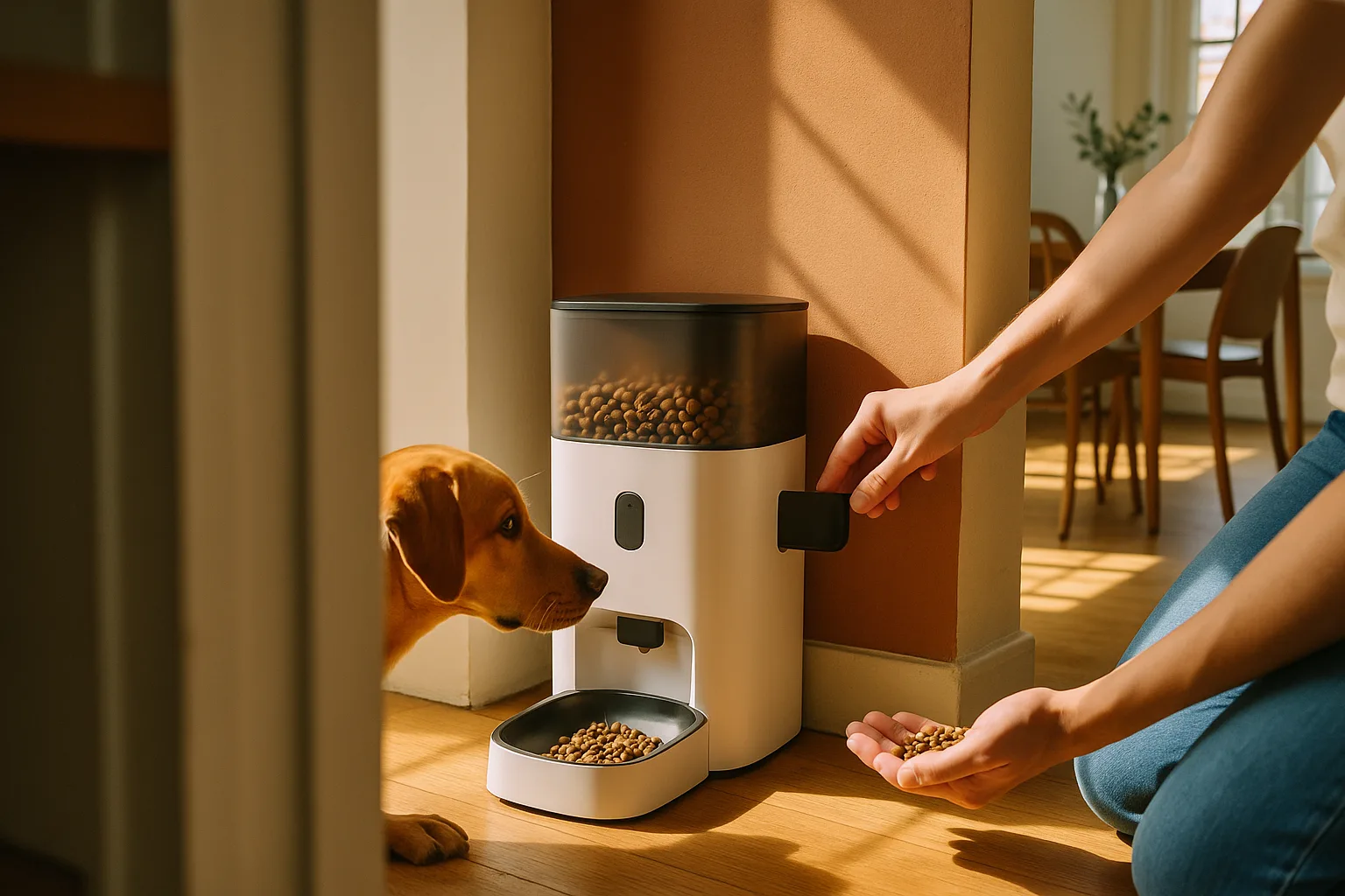 Les distributeurs de croquettes et la gestion des repas fractionnés — Pourquoi le Fractionnement des Repas est Crucial pour Vos Animaux