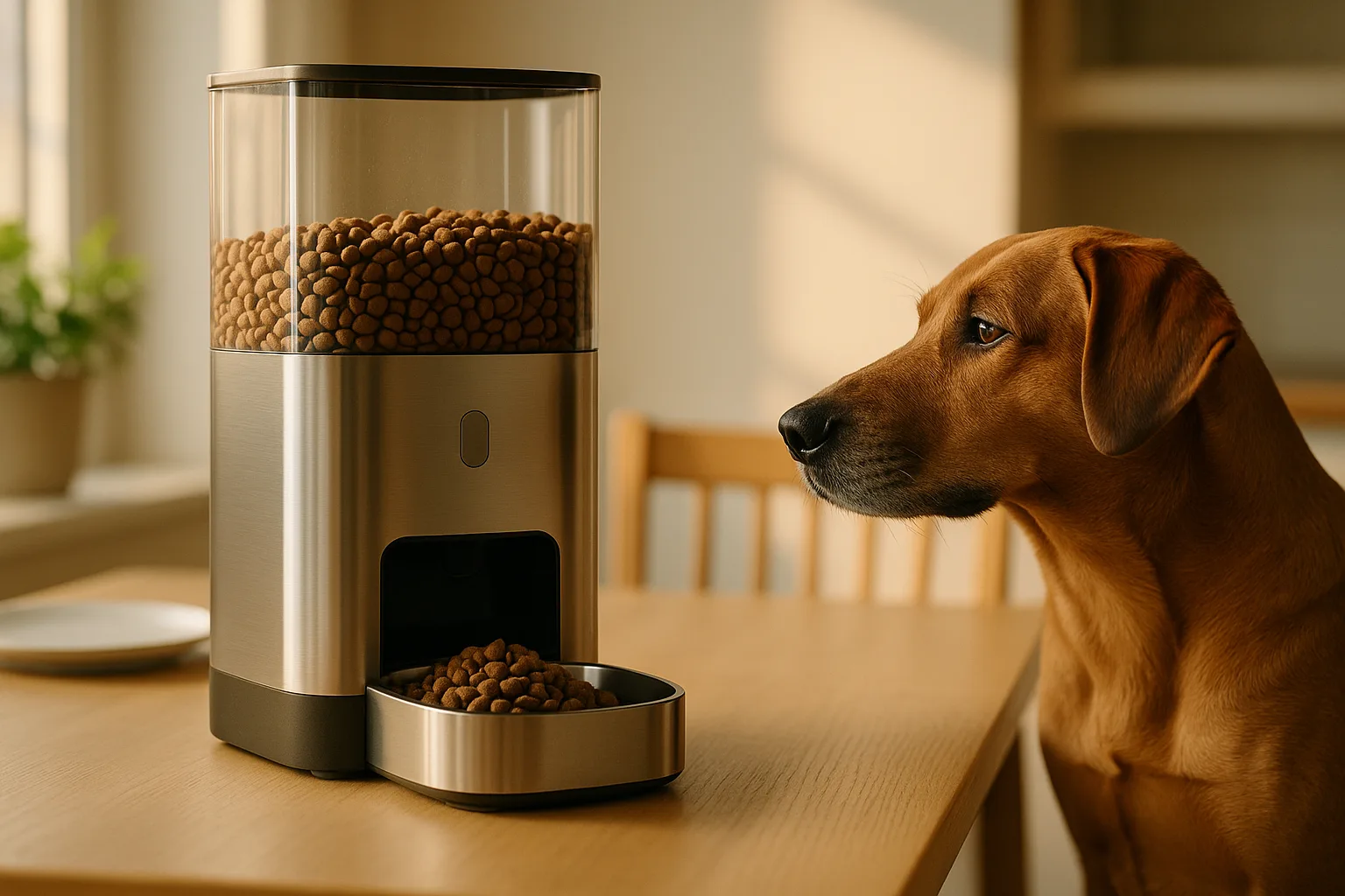 Comparatif : Distributeurs de croquettes pour animaux sensibles à la lumière — Régler la sensibilité des capteurs de lumière