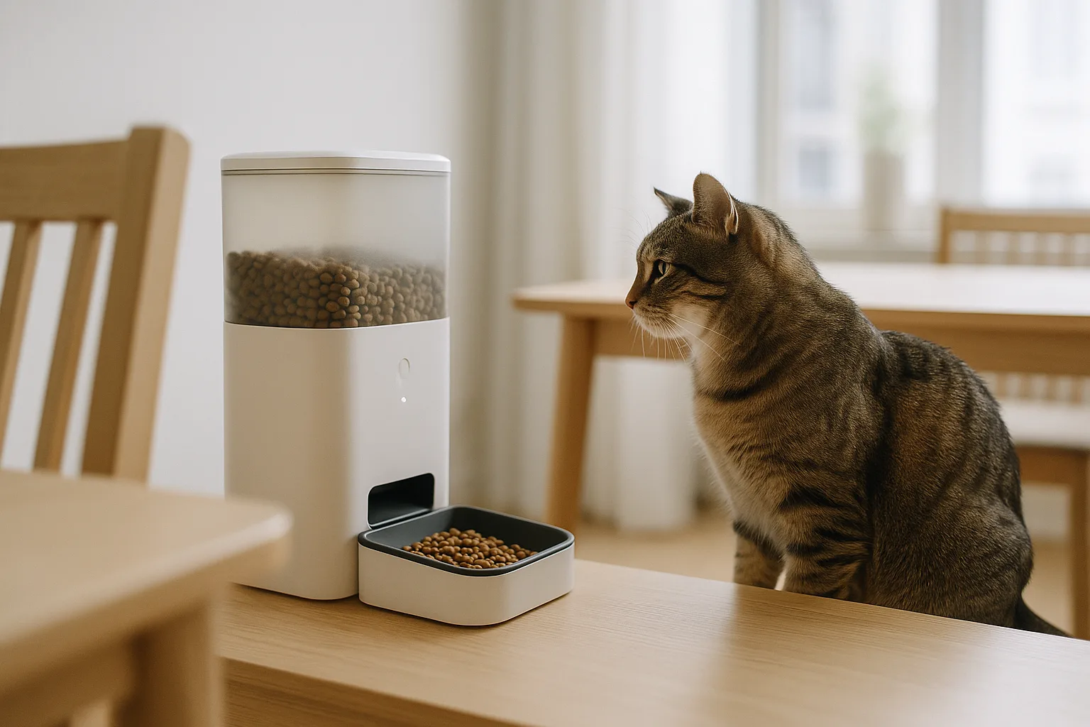 Les distributeurs de croquettes et la réduction du stress de séparation — Erreurs à Éviter Lors de l'Utilisation d'un Distributeur Automatique
