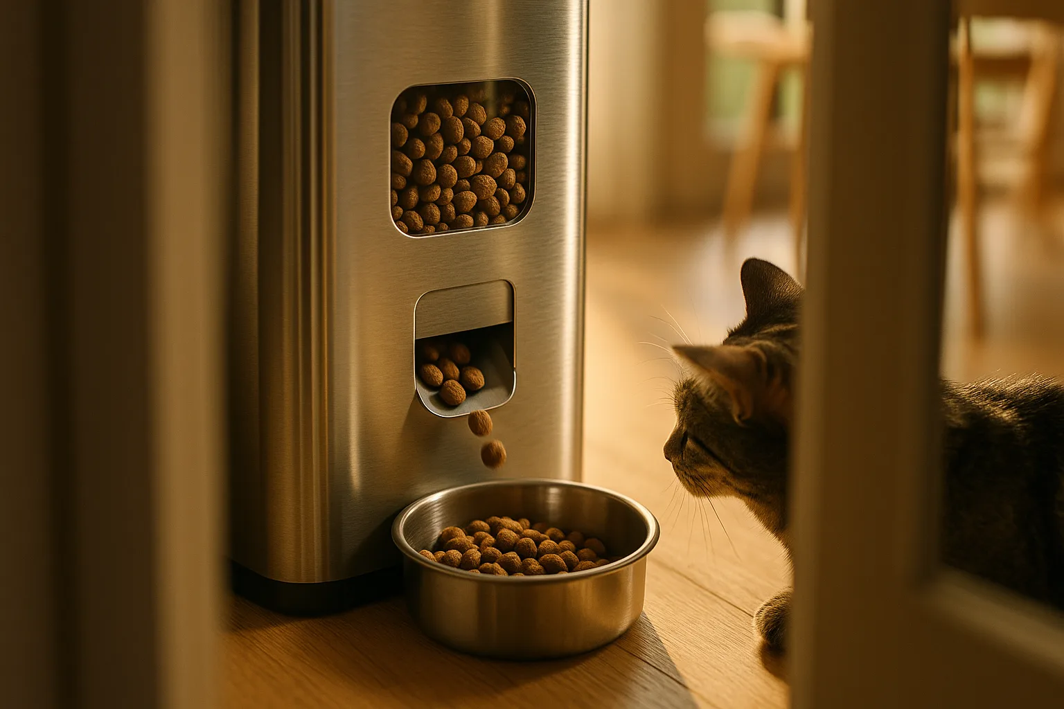 Distributeur de croquettes pour animaux en transition de croquettes — Choisir un Distributeur Automatique pour une Transition Réussie