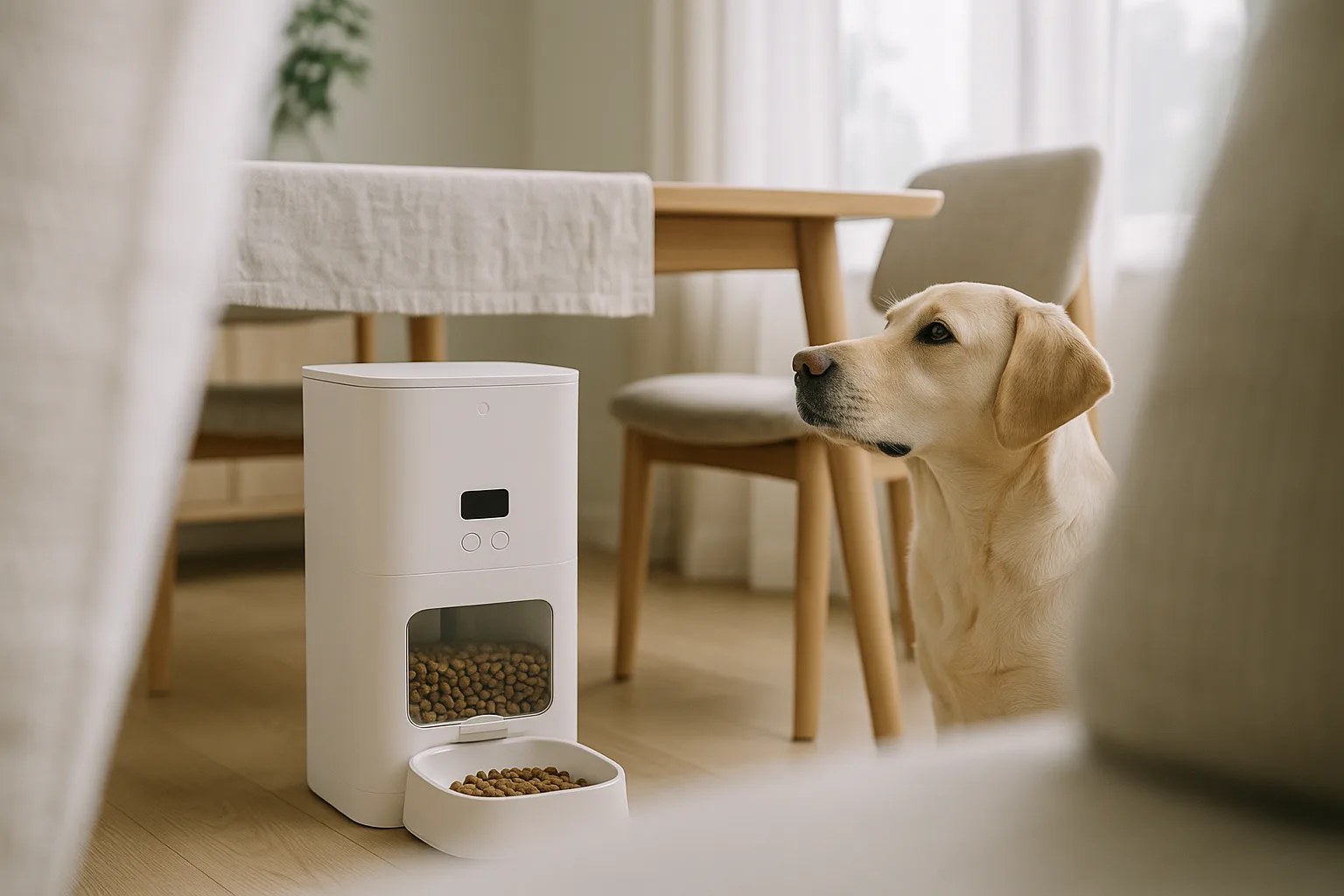 Comment un distributeur de croquettes encourage l'activité physique ? — Automatisation et régulation des portions