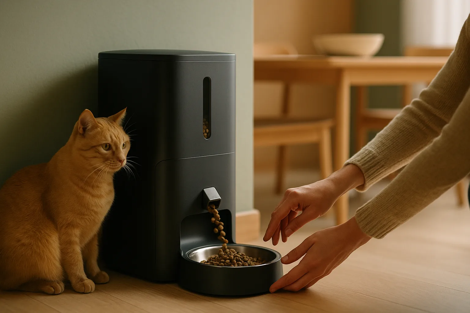 Les distributeurs de croquettes et les repas à heure fixe : bénéfices et inconvénients — Les pièges à éviter avec les distributeurs automatiques