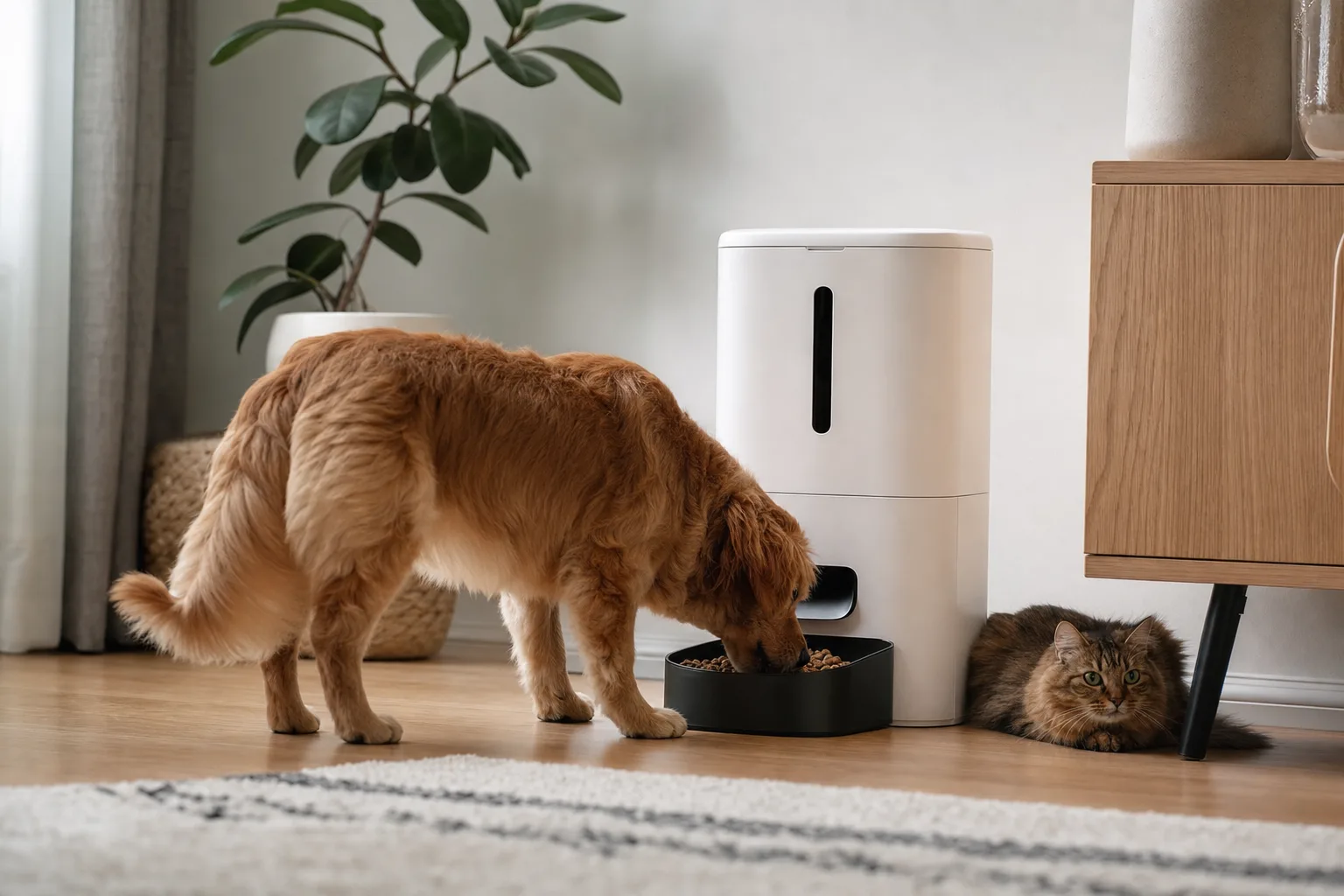 Les distributeurs de croquettes et l'alimentation nocturne des animaux — Les avantages des distributeurs automatiques pour les repas nocturnes