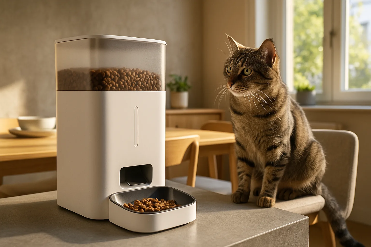Comparatif : Distributeurs de croquettes pour animaux avec troubles alimentaires — Technologie Connectée : Un Allié pour les Animaux avec Troubles Alimentaires