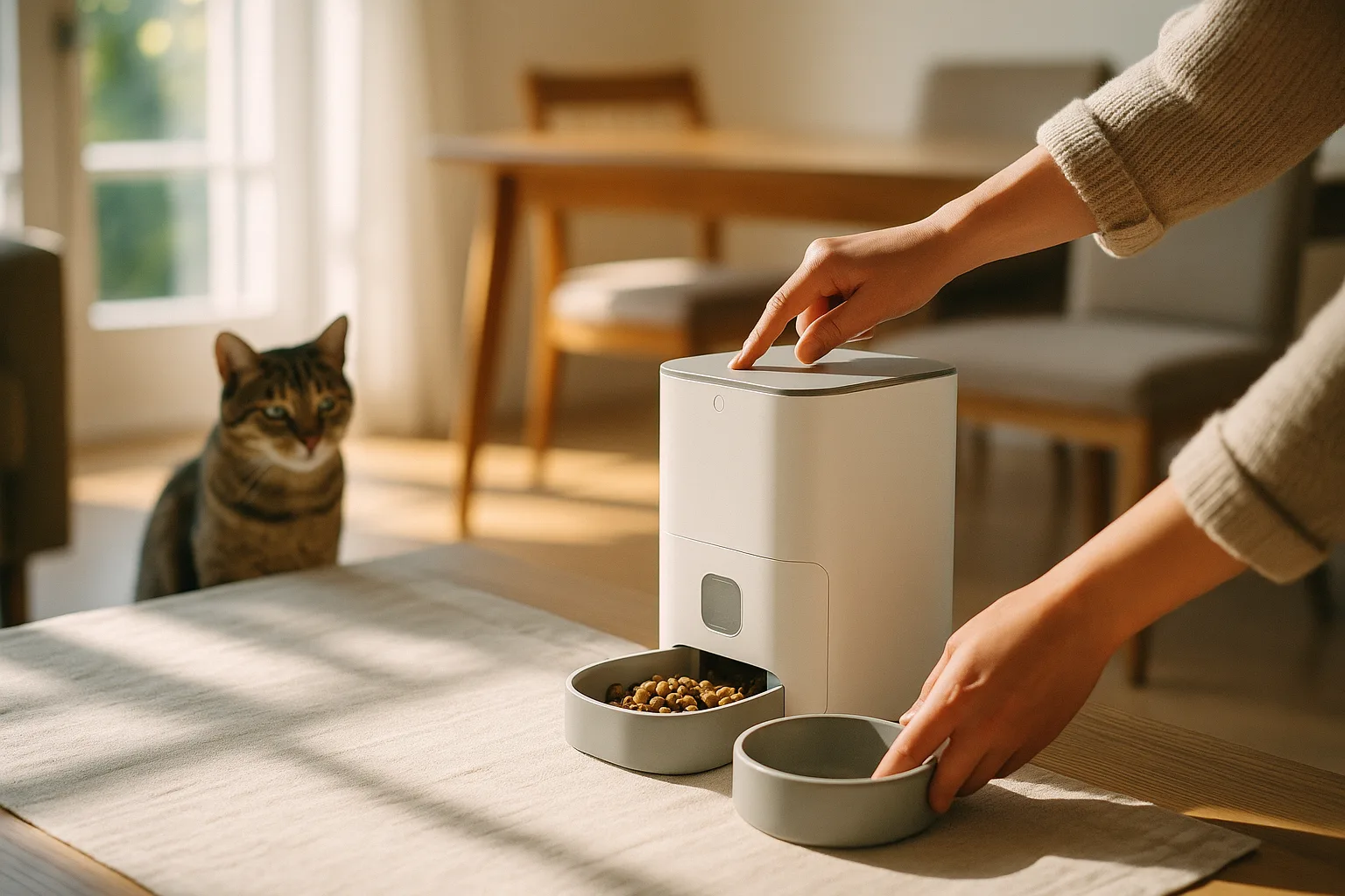 Les distributeurs automatiques de croquettes favorisent-ils l'activité physique ? — Les distributeurs automatiques encouragent-ils vraiment l'exercice ?