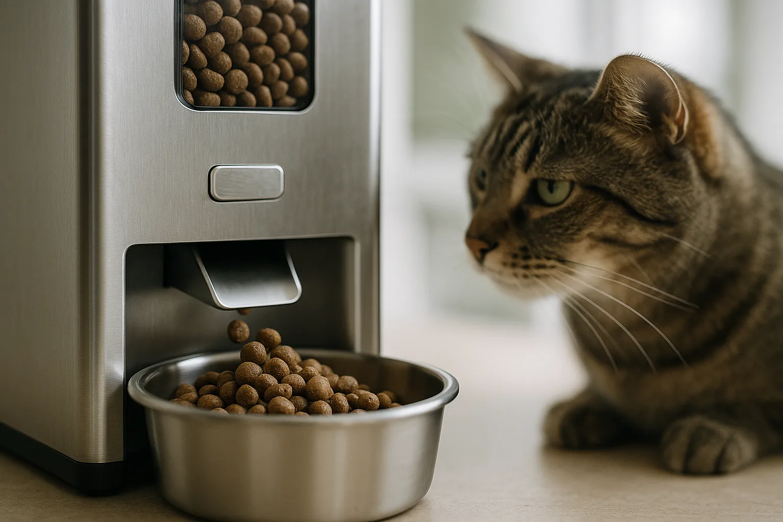 Les distributeurs de croquettes et la prévention de l'obésité — La technologie au service de la santé animale