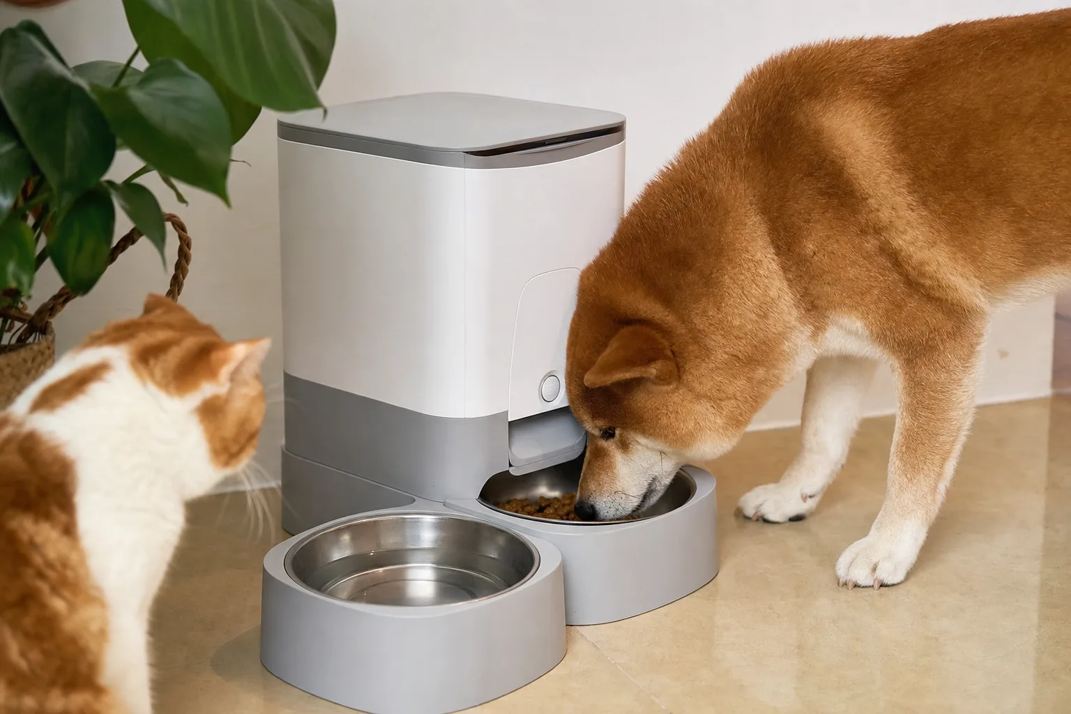 Meilleur distributeur de croquettes pour chiens de grande taille — Assurer le Bien-être de Votre Chien avec un Distributeur Automatique