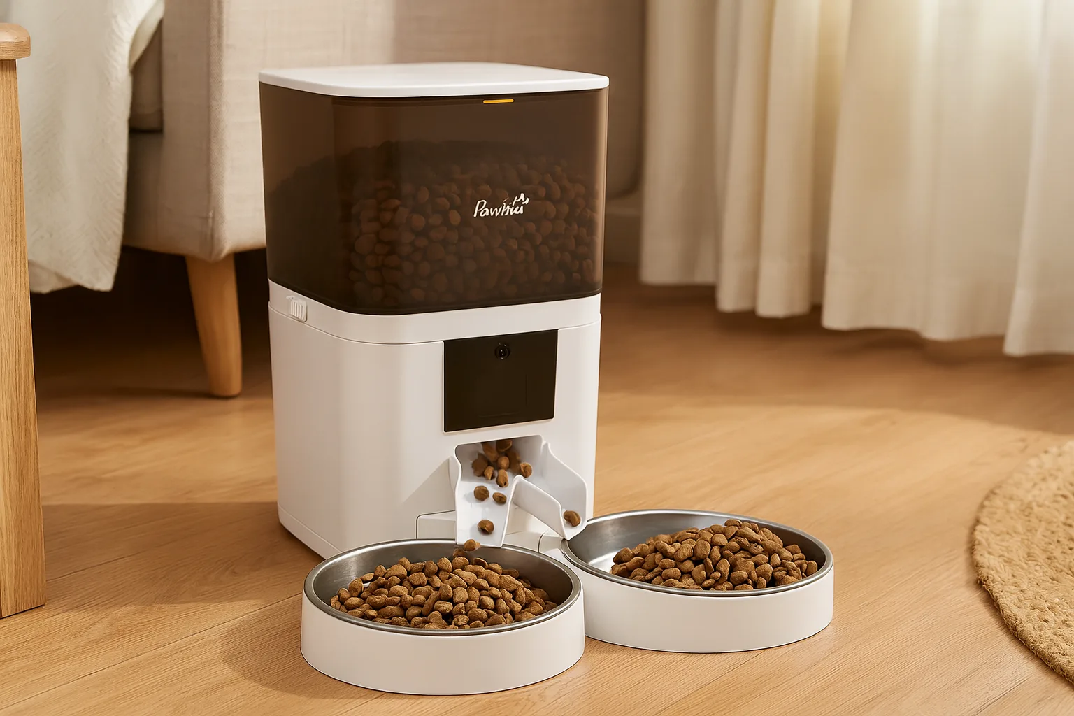 PawHut Distributeur Automatique — Application et Connectivité : Un Contrôle Intelligent au Bout des Doigts
